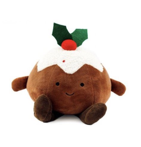 Secure your doors with festive cheer using our adorable Xmas Pudding Doorstop.