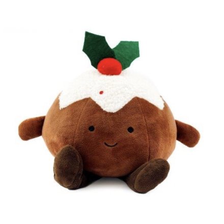Christmas Pudding Doorstop, 18cm