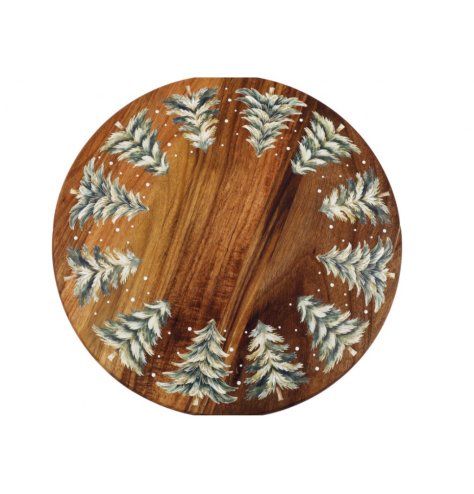 Enhance your table’s charm this season with a 35cm Winter Forest Lazy Susan.