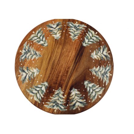 35cm Winter Forest Lazy Susan