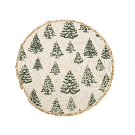 38cm Winter Forest Table Mat