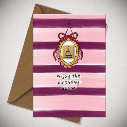 Birthday Glow Greeting Card, 17.7cm
