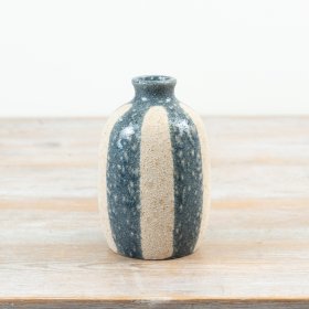 A delightful blue vase inspired by coastal charm.