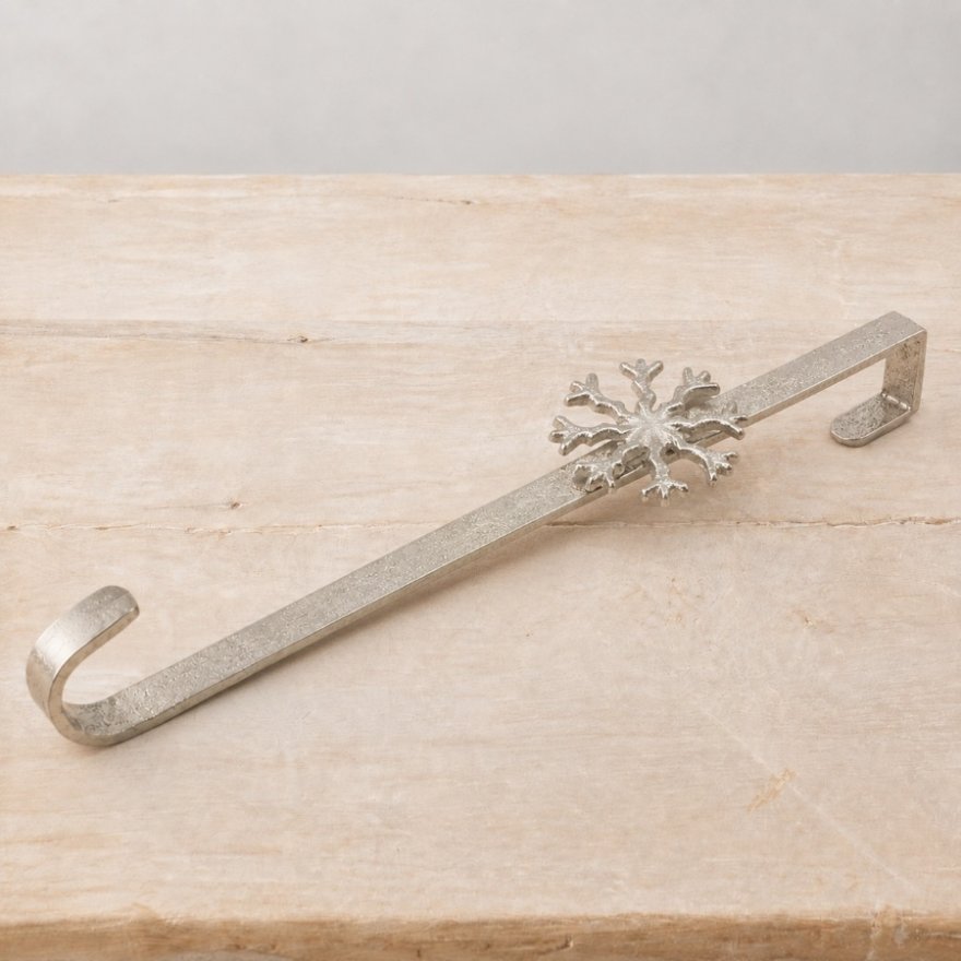 39cm Snowflake Aluminium Wreath Hanger