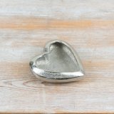 A pretty romantic silver heart trinket dish to cherish your small treasures