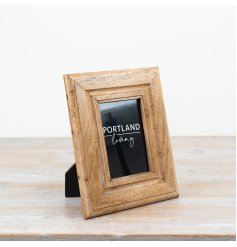 a charming wooden picture frame 