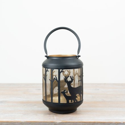 Illuminate your space with this elegant Deer Lantern 