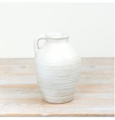 Elegant textured jug vase perfect for you favourite blooms 