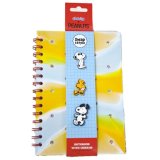 Stay organized with a smile using the Peanuts Snoopy & Woodstock Silicone A5 Notebook