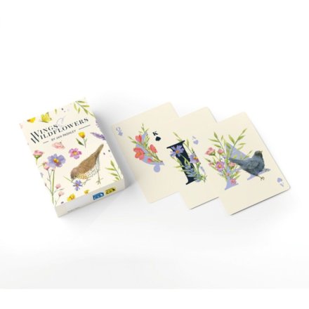 Jan Pashley Wings & Wildflowers Playing Card Deck, 9cm 