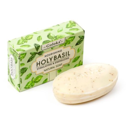 Goloka Basil Handmade Soap Bar, 9cm 