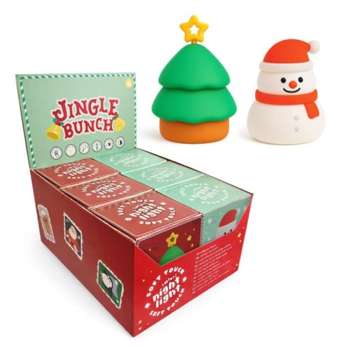 Illuminate your nights with the festive Jingle Bunch Mini LED Christmas Night Light.