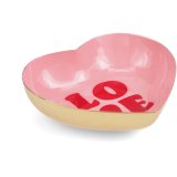 Add a touch of romance with this heart-shaped enamel trinket dish