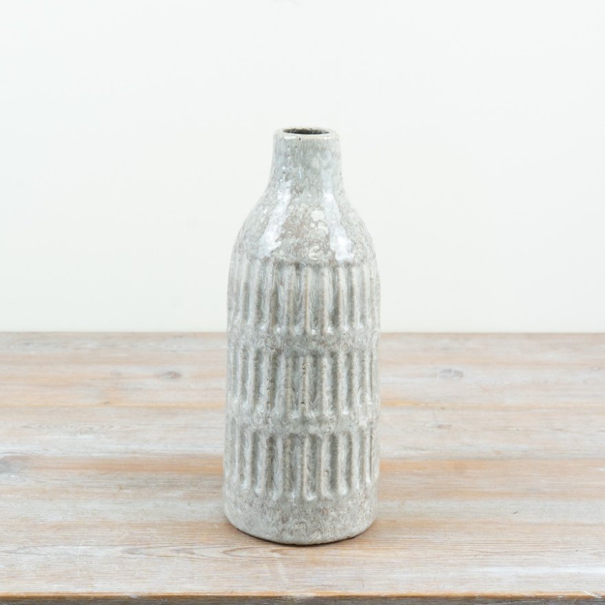 33.5cm Slim Natural Tone Vase