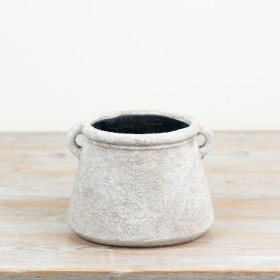 A rustic, textured planter ideal for all your favourite houseplants