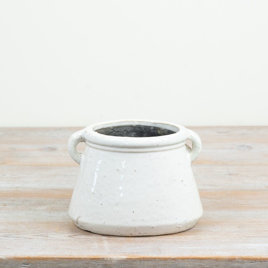a delightful rustic planter pot ideal for displaying your favourite houseplants