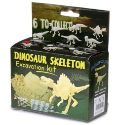 View Dinosaur Skeleton Dig Kit, 7cm Details Discover prehistoric fun with the Small Dinosaur Skeleton Dig It Out Kit