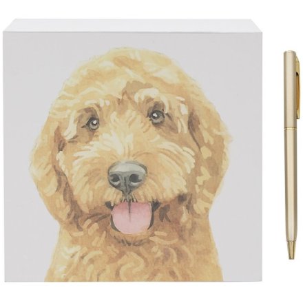 Stay organised in style with the Cockapoo Memo Block