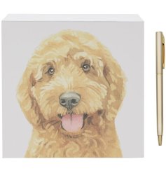 Stay organised in style with the Cockapoo Memo Block