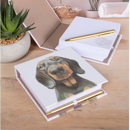 Dachshund Memo Block, 14cm 