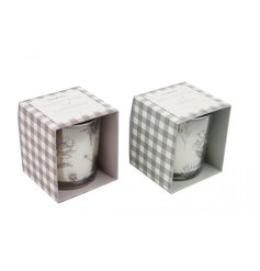 Enjoy the soft flicker and subtle floral scent of these beautifully boxed candles