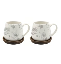 Sip your favourite brew with stylish floral elegance