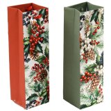 This berries wine bottle bag is the perfect festive gift for wine lovers
