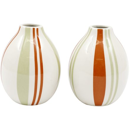13cm Orchard Stripe Bud Vase, 2/A 