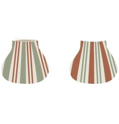 Introduce a hint of rural elegance with these charming striped orchard vases