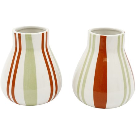14cm Orchard Stripe Vase, 2/A 