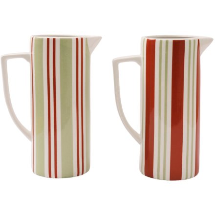 25cm Orchard Stripe Vase, 2/A 