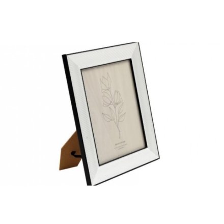 8x10 White Frame with Black Perspex Edging, 29cm