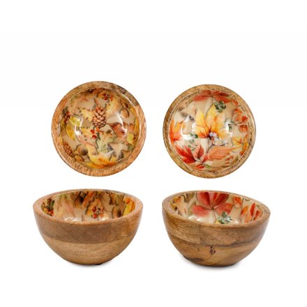 2/A Autumn Enamelled Bowl, 11cm 