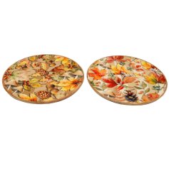 Bring cozy autumn vibes to your table with our Autumn Enamelled Plate