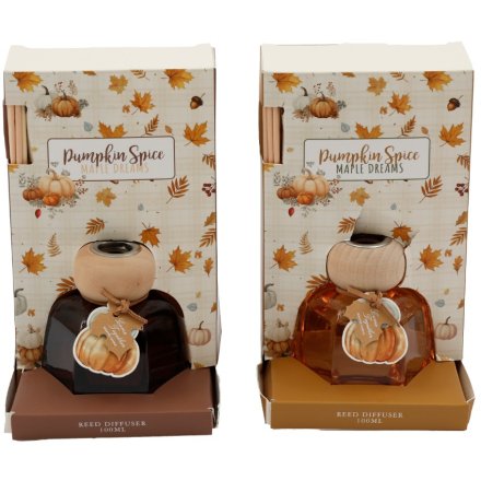 2/A Pumpkin Glass Diffuser, 8cm 