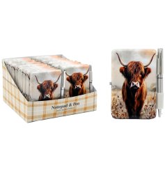 Stay adorably neat with the Cow Notebook & Pen Set—compact, cute, and perfect for on-the-go notes.