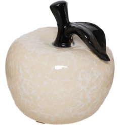 Elegant ceramic apple to gently uplift your living space with understated elegance