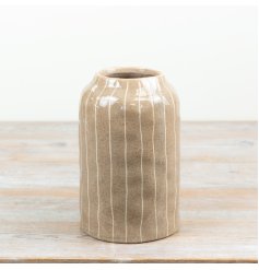 a smooth lined vase perfect for all fresh flowers 