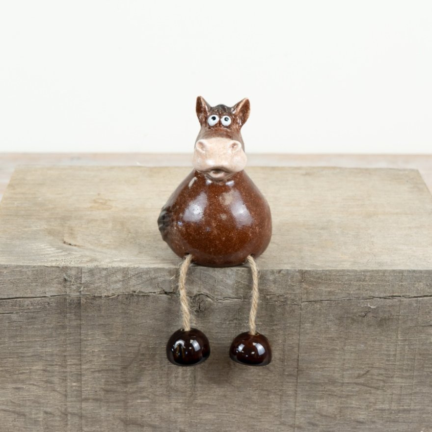 9.8cm Little Looker Horse Sitter