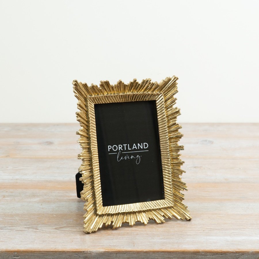 an exquisite gold-accented frame with timeless charm