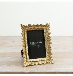 an exquisite gold-accented photo frame with timeless charm