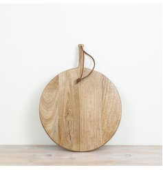 a charming round padel board chopping board 