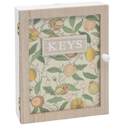 Infuse your hallway with colour using this delightful fruit-patterned key cabinet