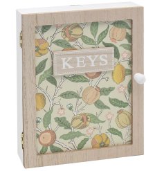 Infuse your hallway with colour using this delightful fruit-patterned key cabinet