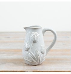 a cute little 3D tulip design jug 