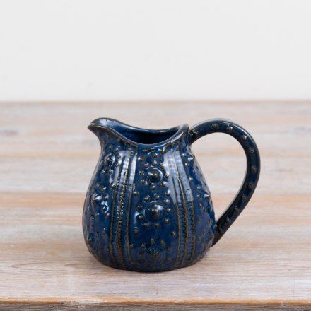14cm Decorative Blue Jug