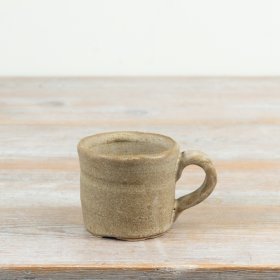 enjoy your morning brew with this beautifully textured stoneware mug