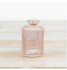a charming pastel coloured stem vase 