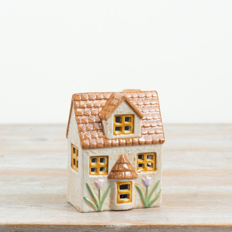 10.4cm LED Floral House