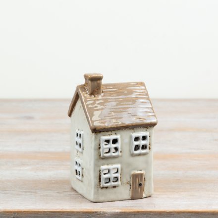 Rustic Cottage Candle Holder, 14.5cm